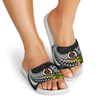 Vanuatu Slide Sandals - Seal Spiral Polynesian Patterns - Polynesian Pride