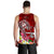 Guam Men's Tank Top - Turtle Plumeria (Red) - Polynesian Pride