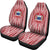 Samoa Car Seat Covers - Samoa Coat Of Arms Red Version - Polynesian Pride