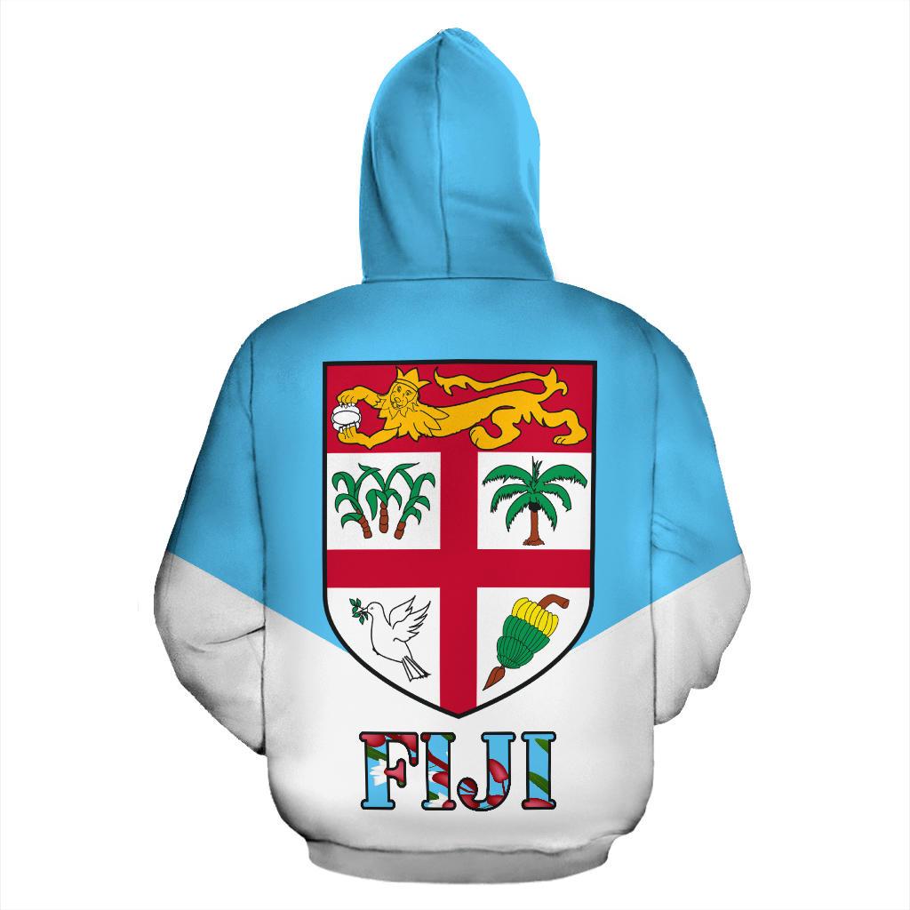 Fiji All Over Hoodie Tagimaucia Flower - Polynesian Pride