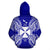 Wallis nd Futuna Polynesian ll Over Hoodie Map Blue - Polynesian Pride