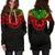 Pohnpei Women Hoodie Dress - Pohnpei Coat Of Arms Polynesian Reggae Color - Polynesian Pride