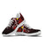 Papua New Guinea Polynesian Custom Personalised Sneakers - Coat Of Arm With Hibiscus - Polynesian Pride