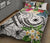 The Philippines Quilt Bed Set - Summer Plumeria (White) - Polynesian Pride