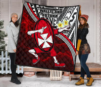 Dab Trend Style Rugby Premium Quilt Wallis and Futuna - Polynesian Pride