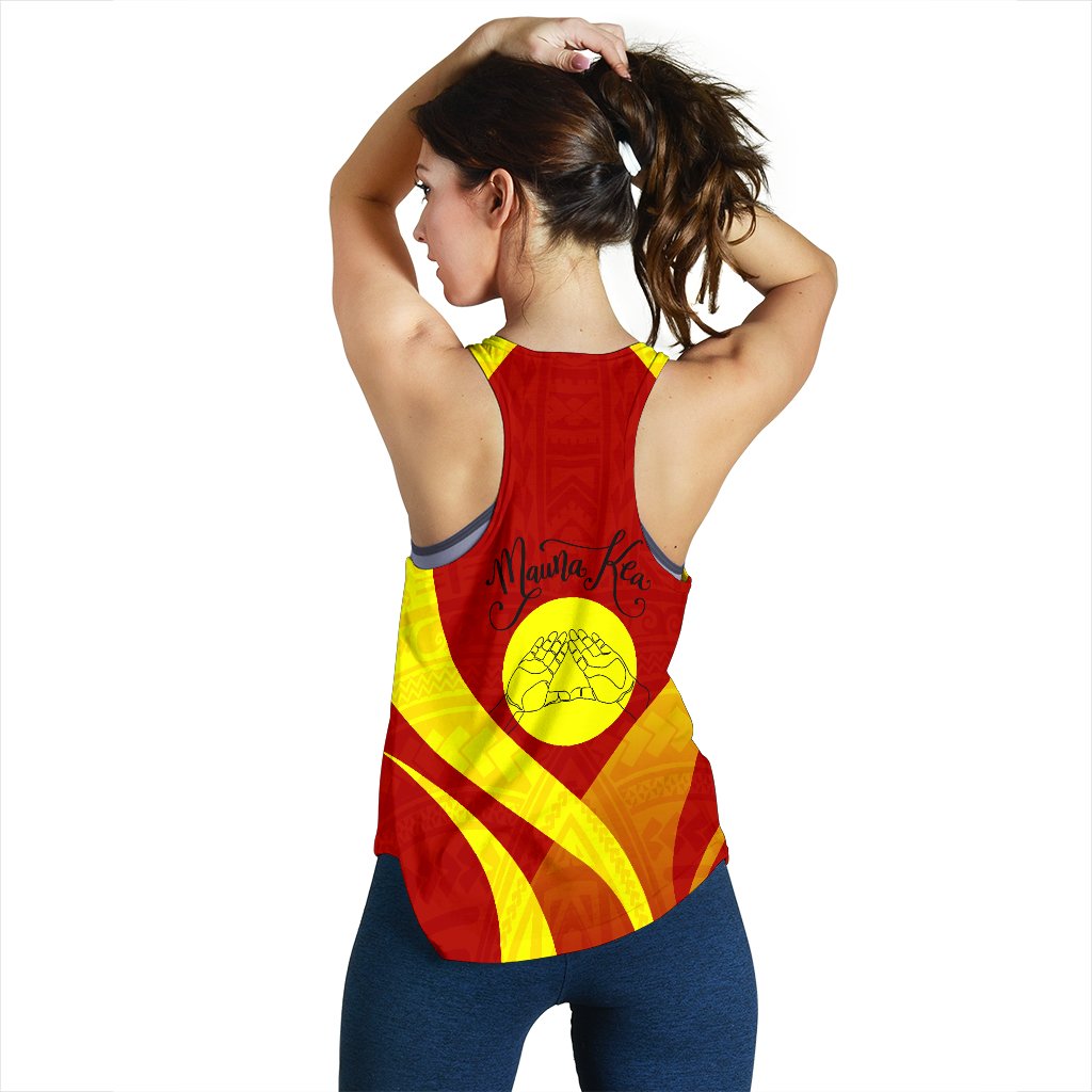Mauna Kea Women's Racerback Tank 03 - Polynesian Pride