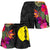 New Caledonia All Over Print Women's Shorts - Polynesian Hibiscus Pattern - Polynesian Pride