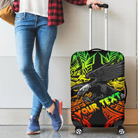 Samoa Polynesian Custom Personalised Luggage Covers - Eagle Tribal Pattern Reggae - Polynesian Pride