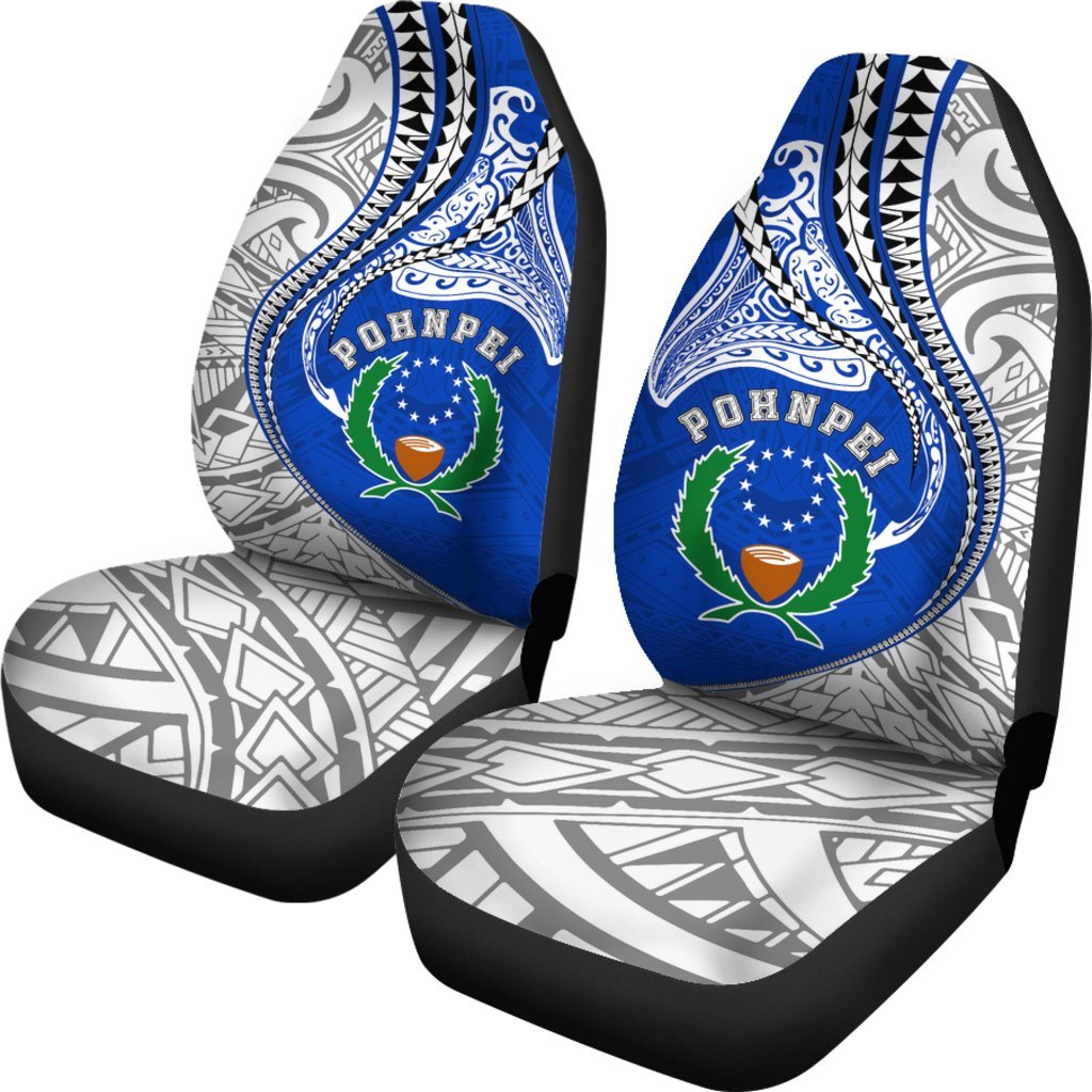 Pohnpei Car Seat Cover Kanaloa Tatau - Polynesian Pride