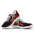 Tuvalu Polynesian Sneakers - Coat Of Arm With Hibiscus - Polynesian Pride