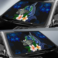 Polynesian Pohnpei Sun Shades - Turtle With Plumeria Flowers - Polynesian Pride