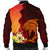 Fiji Men's Bomber Jacket - Tribal Tuna Fish - Polynesian Pride