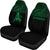 Hawaii Car Seat Covers - Polynesian Warriors Tattoo Horizontal Green - Polynesian Pride