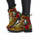 Yap Micronesia Leather Boots - Hibiscus Vintage - Polynesian Pride