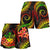 Samoa Polynesian Women Shorts - Reggae Plumeria - Polynesian Pride