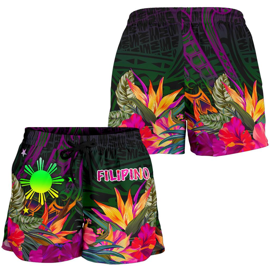 The Philippines Women's Shorts - Summer Hibiscus - Polynesian Pride