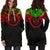 Fiji Women Hoodie Dress - Fiji Coat Of Arms Polynesian Reggae Color - Polynesian Pride