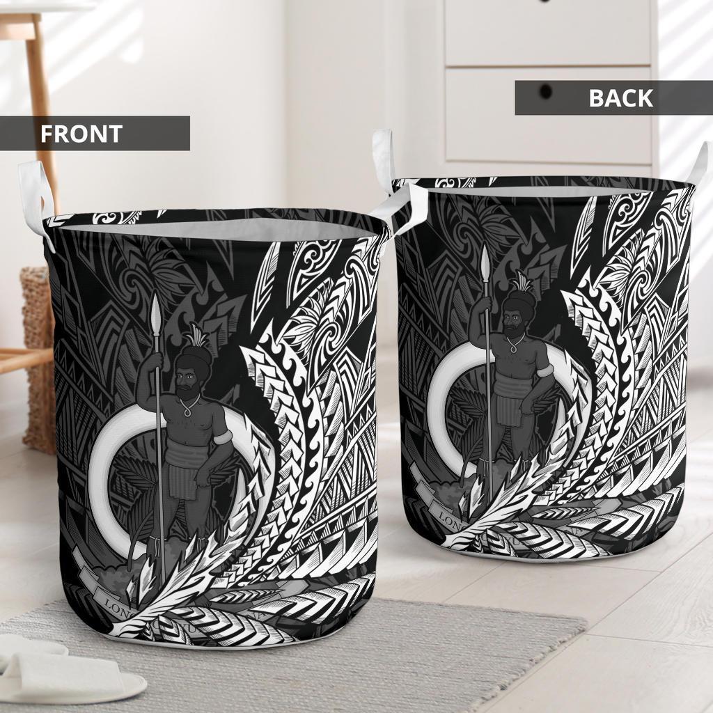 Vanuatu Laundry Basket - Custom Personalised Wings Style - Polynesian Pride