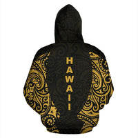 Hawaii Hoodie Turtle Polynesian Tattoo - Polynesian Pride