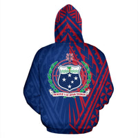 Samoa Hoodie Samoa Coat of Arms Polynesian TattooTh72 - Polynesian Pride