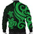 Cook Islands Men's Bomber Jacket - Green Tentacle Turtle - Polynesian Pride