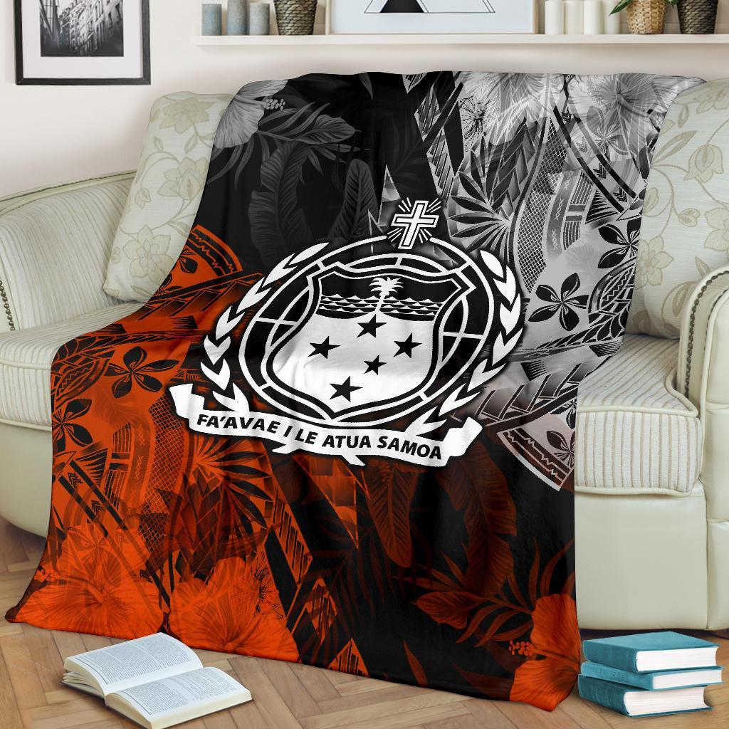 Samoa Polynesian Premium Blanket - Vintage Polynesian Style - Polynesian Pride