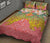 (Personalised) Hawaii Turtle Couple Plumeria Valentine Pattern Quilt Bed Set - Bond Style - AH - Polynesian Pride