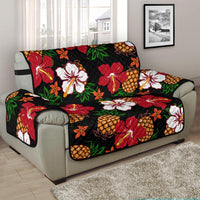 Hawaii Hibiscus Pineapple Tropical Sofa Protectors - Momi style AH - Polynesian Pride