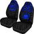 Samoa Car Seat Covers - Samoa Blue Coat Of Arms Polynesian Tattoo - Polynesian Pride