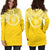 Niue Women Hoodie Dress - Niue Coat Of Arms Polynesian Flag Color - Polynesian Pride