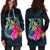 Pohnpei Micronesia Women's Hoodie Dress - Tropical Flower - Polynesian Pride