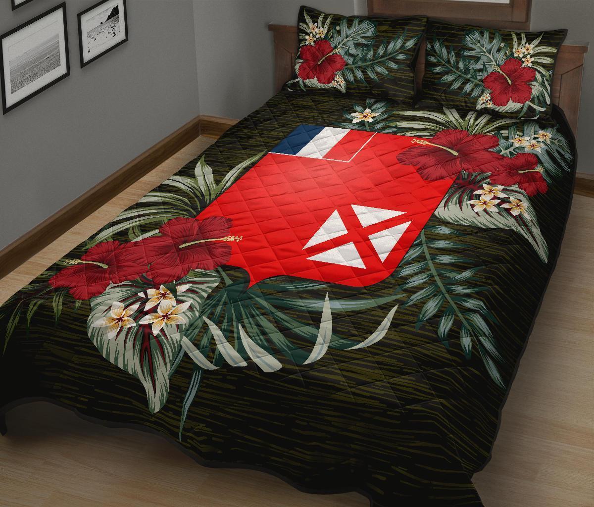 Wallis and Futuna Polynesian Quilt Bed Set - Special Hibiscus - Polynesian Pride