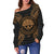 Federated States Of Micronesia Polynesian Shoulder Sweater Map Gold - Polynesian Pride