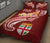 Fiji Quilt Bed Set - Fiji Seal Polynesian Patterns Plumeria (Red) - Polynesian Pride