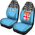 Fiji Tapa Car Seat Covers - Fiji Flag Blue - Polynesian Pride