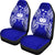 Samoa Car Seat Cover - Samoa Coat Of Arms Map Blue - Polynesian Pride