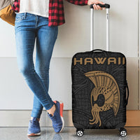 Warrior Helmet Luggage Covers Black - Polynesian Pride