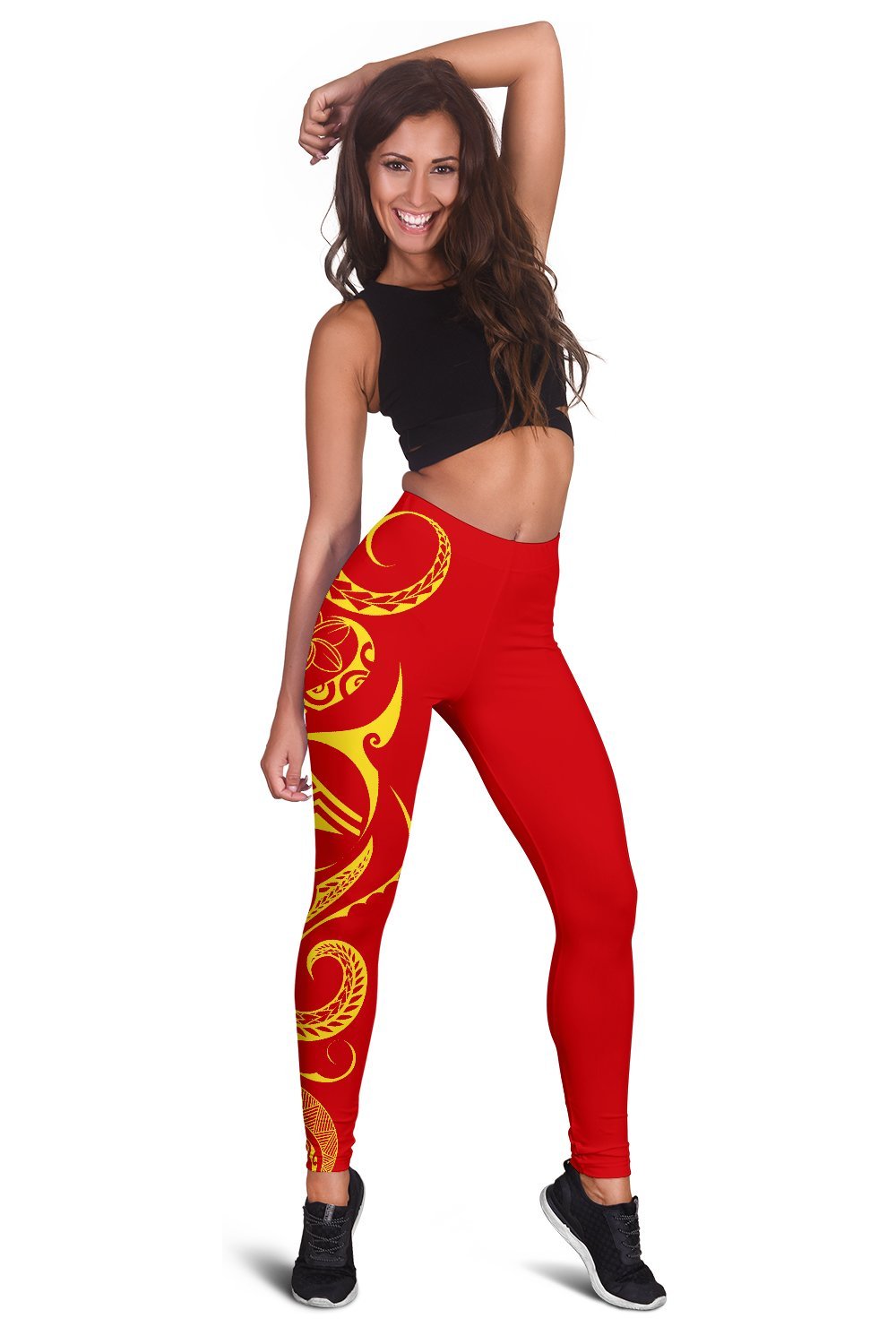Hawaiian Mauna Kea Polynesian Leggings - Felicity Style - Polynesian Pride