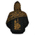 New Caledonia Polynesian All Over Custom Hoodie Gold Curve Version - Polynesian Pride