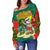 Polynesian Hawaii Women's Off Shoulder Sweater - Santa Claus - Polynesian Pride