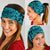 Hawaii Vocalno Flowers Tiki Bandana 3-Pack - AH - Blue - Polynesian Pride