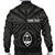 Guam Men's Bomber Jacket - Guam Seal With Polynesian Tattoo Style (Black) - Polynesian Pride