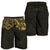 New Zealand All Over Print Men'S Shorts, Maori Polynesian Tattoo Gold - Polynesian Pride