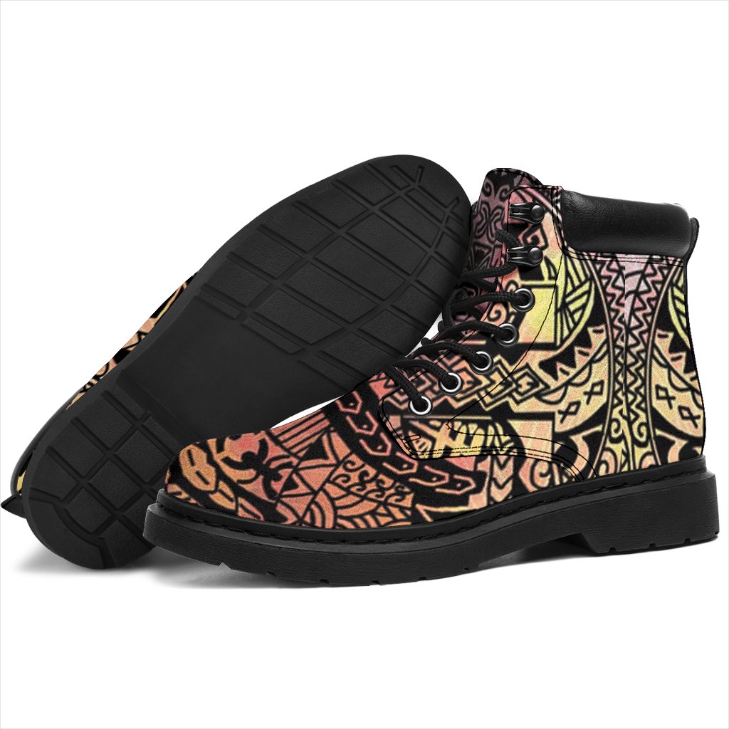 Polynesian 02 Season Boots - Polynesian Pattern - Polynesian Pride