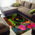 Chuuk Polynesian Area Rug - Hibiscus and Banana Leaves - Polynesian Pride