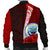 Federated States Of Micronesia Custom Personalised Men's Bomber Jacket - Coat Of Arm With Hibiscus - Polynesian Pride