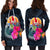 Tahiti Polynesian Women's Hoodie Dress - Tropical Flower - Polynesian Pride