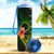 Cook Islands Polynesian Hydro Tracking Bottle - Floral With Seal Flag Color - Polynesian Pride