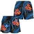 Polynesian Hawaii Women Shorts - Blue Plumeria Women BLUE - Polynesian Pride