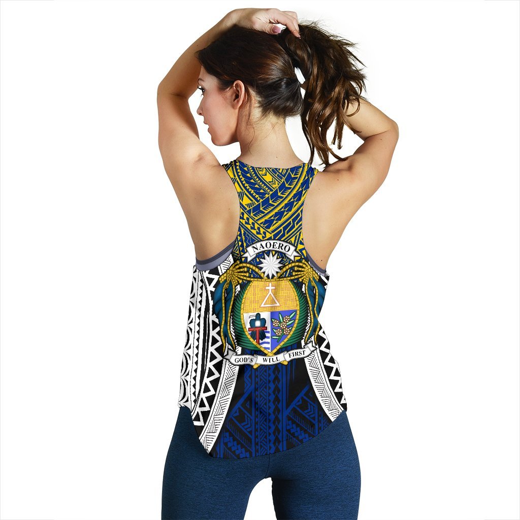 Nauru Special Women's Racerback Tank Top A0 - Polynesian Pride